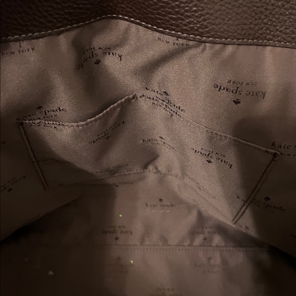 3 PCS. KATE SPADE 454 HOT FUDGE SUEDE TOTE, NWT MADEWELL BAG CORD & ORGANIZER - Picture 14 of 16